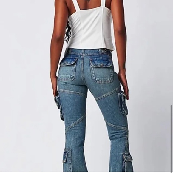 Free People | we the free | Call Me Crazy Cargo Jeans - Picture 5 of 5